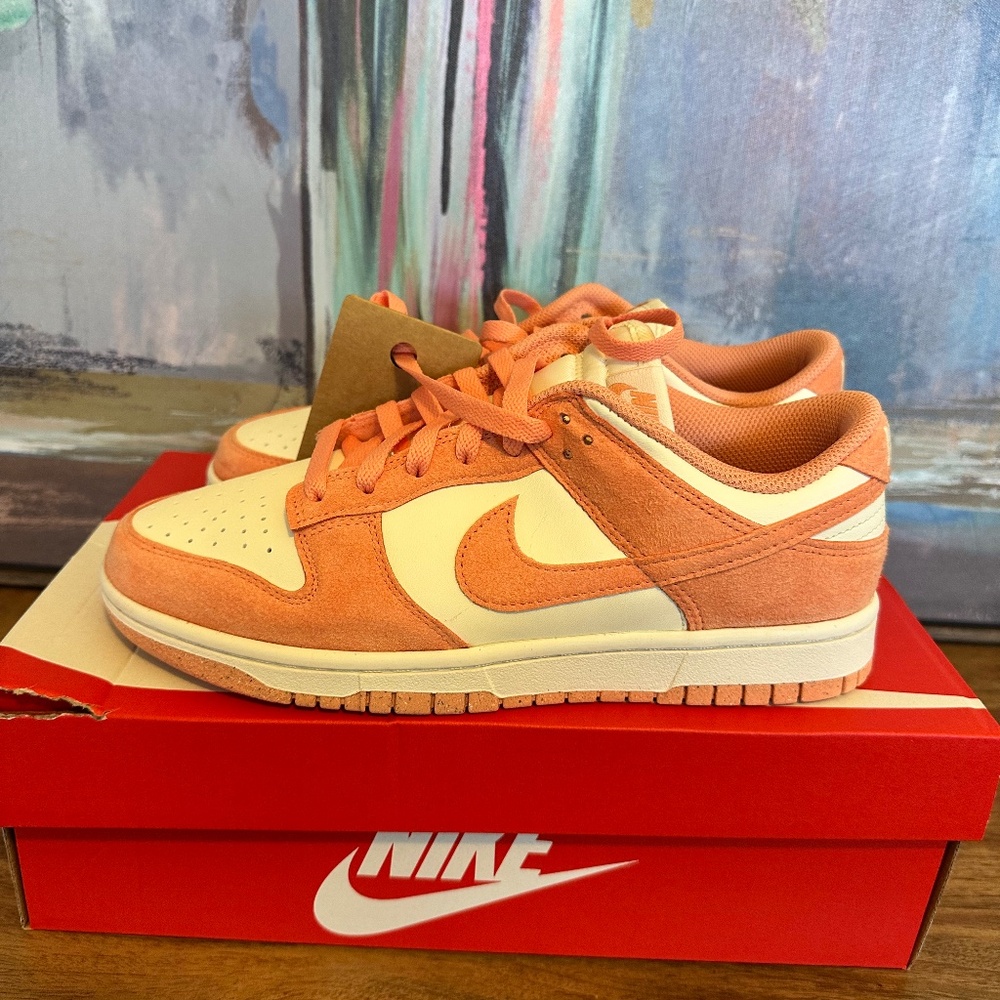 Women’s Nike Dunks Apricot Suede
